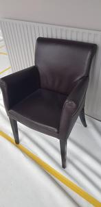 Bruine leder stoelen (12 stuks, 30 eu per stuk), Gebruikt, Ophalen