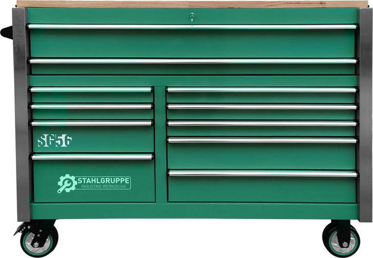 Gereedschapswagen Stahlgruppe SG56 - 390 stuks gereedschap, Doe-het-zelf en Bouw, Gereedschapskisten, Nieuw, Gevuld, Ophalen