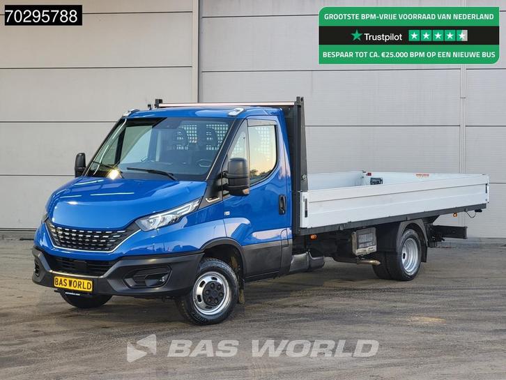 Iveco Daily 35C18 3.0L Automaat Dubbellucht Open Laadbak 180, Auto's, Bestelwagens en Lichte vracht, Bedrijf, Te koop, Airconditioning