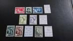 Timbres Belgique /Séries de 1955**-1956**, Non oblitéré, Gomme originale, Envoi, Neuf