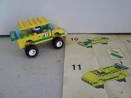 Vintage Lego nr. 6550 van 1997 auto van rally team met minif, Enfants & Bébés, Jouets | Duplo & Lego, Comme neuf, Lego, Ensemble complet