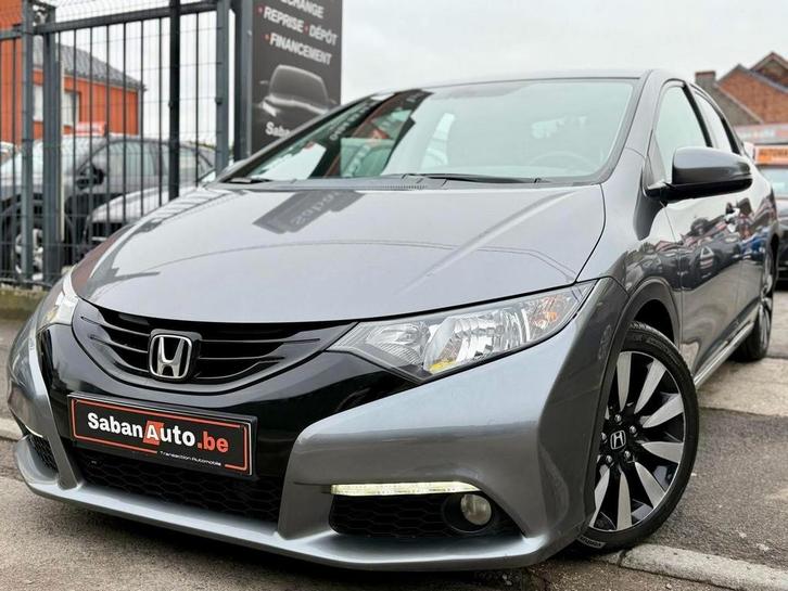 HONDA CIVIC 1.6 DTEC 2014, Autos, Honda, Entreprise, Achat, Civic, Diesel, Euro 5, Berline, 5 portes, Boîte manuelle, Argent ou Gris