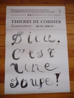 THIERRY DE CORDIER - AFFICHE EXPO KMSK BRUSSEL, Ophalen of Verzenden