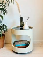 Vintage space age side table ‘LUNA’ – Opal Möbel, jaren ’60, Ophalen, Zo goed als nieuw, Vintage Space Age