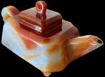 Agaat Thee Pot Kan Agate Edelsteen Cup Beker Karneool, Envoi