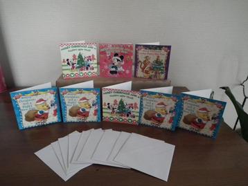 8 kaarten en 8 enveloppen (Disney) beschikbaar voor biedingen