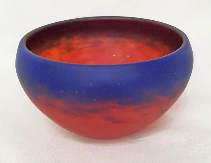 Schneider coupe bijoux art deco, Antiek en Kunst, Antiek | Glaswerk en Kristal, Ophalen of Verzenden