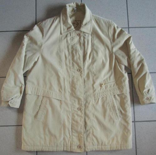 Regenjas dames WINTER VISIONS - maat 44/46 - OPRUIM, Kleding | Dames, Jassen | Winter, Gedragen, Maat 42/44 (L), Beige, Ophalen of Verzenden