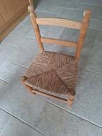 Houten kinderstoeltje, Ophalen