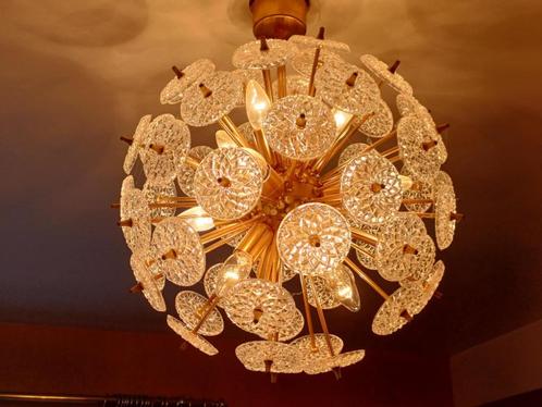Luminaire lustre sputnik Val Saint Lambert vintage, Antiek en Kunst, Antiek | Verlichting, Ophalen