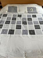 Dekbedovertrek flanel 220x240 (incl 2x kussensloop), Wit, Dekbedovertrek, Tweepersoons, Ophalen of Verzenden