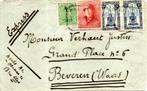 Lettre EXPRESS avec affranchissement tricolore., Timbres & Monnaies, Lettres & Enveloppes | Belgique, Lettre, Enlèvement ou Envoi
