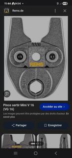 Machoire a sertir mini rems  V14 et V16, Doe-het-zelf en Bouw, Ophalen, Zo goed als nieuw