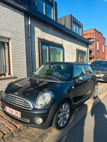 Mini-un, Autos, Mini, Noir, 1397 cm³, Particulier, Tissu