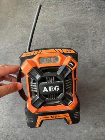 Radio de chantier AEG BR18C FM/AM/MP3 18V beschikbaar voor biedingen