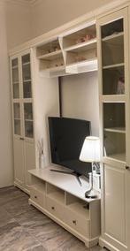 Wandkast+ tv meubel + salon tafel + hanglamp, Comme neuf, 200 cm ou plus, 25 à 50 cm, 200 à 250 cm