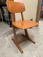 Vintage casala houten stoelen 5 stuks beschadigd, Gebruikt, Hout, Ophalen