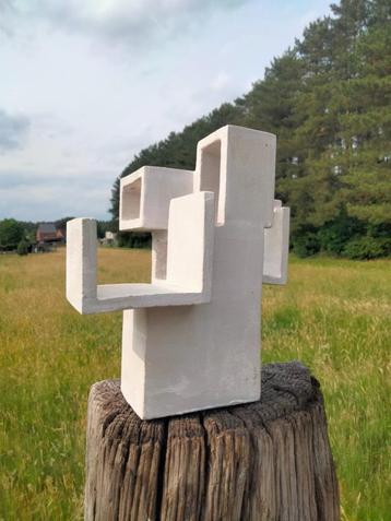 Vintage keramiek object constructivisme kubisme kunst beschikbaar voor biedingen