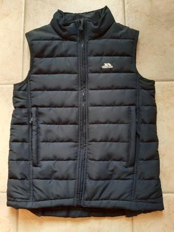Bodywarmer Trespass donkerblauw (9 - 10 jaar) - als nieuw, Garçon, Enlèvement ou Envoi, Comme neuf, Trespass
