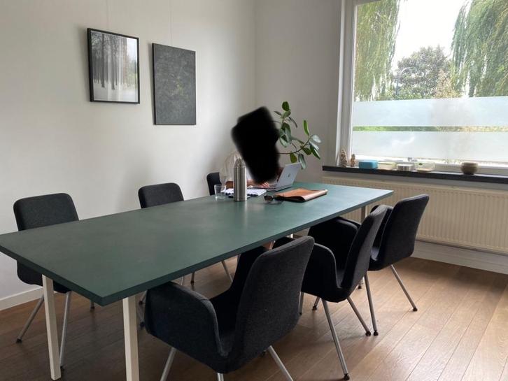 Grote design eettafel HAY-stijl, Huis en Inrichting, Tafels | Eettafels, Zo goed als nieuw, 50 tot 100 cm, 200 cm of meer, Vijf personen of meer