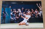 Fotoprent: tennisser Bjorn Borg, Enlèvement ou Envoi, Comme neuf, Affiche, Image ou Autocollant