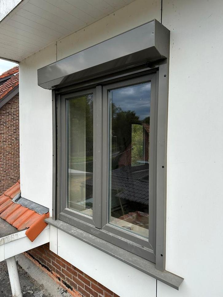 Partij ramen PVC volgens EPB normen, Doe-het-zelf en Bouw, Raamkozijnen en Schuifdeuren, Gebruikt, Ophalen