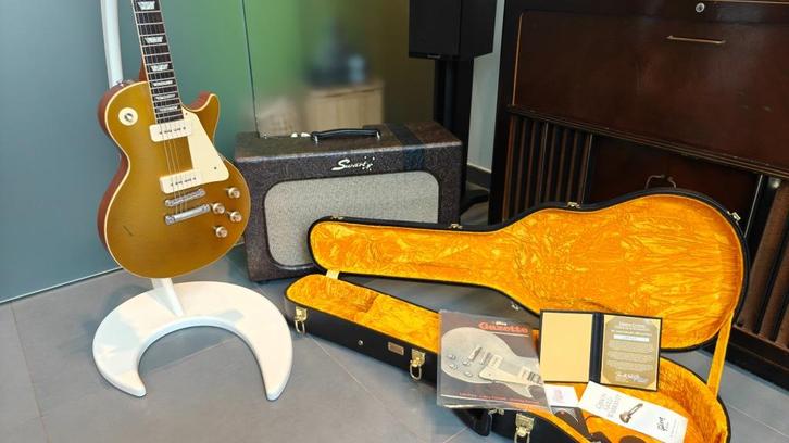 Gibson Les Paul 1968 50th Anniversary - Heavy Aged, Muziek en Instrumenten, Snaarinstrumenten | Gitaren | Elektrisch, Zo goed als nieuw