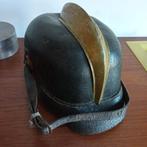 vieux casque de pompier, Collections, Enlèvement ou Envoi, Autres, Casque ou Béret