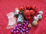 Kerstdecoratie: verschillende kerstbollen - Kerstmis - Kerst, Ophalen of Verzenden, Zo goed als nieuw