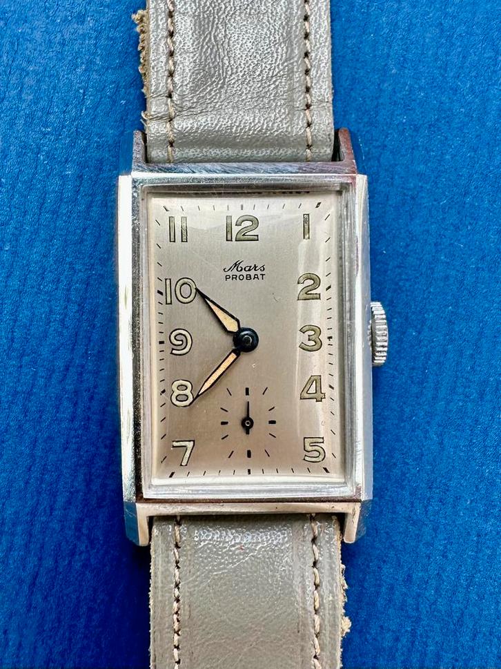NOS Mars Probat – Art Deco horloge, Handtassen en Accessoires, Horloges | Dames, Zo goed als nieuw, Polshorloge, Overige merken