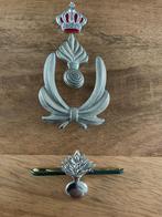 Rijkswacht Kokarde en Dasspeld, Verzamelen, Ophalen, Rijkswacht, Embleem of Badge