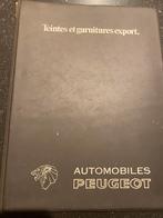 Peugeot - catalogue teintes et garnitures export  - 1980, Enlèvement ou Envoi