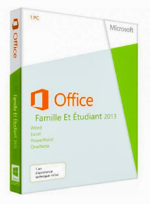 Microsoft Office 2013 Famille et Etudiant (Home & Student), Computers en Software, Office-software, Nieuw, Windows, Excel, OneNote