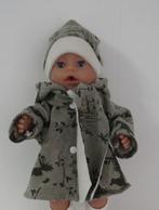 poppenkleertjes babypop born 43cm (winterjas set ), Verzenden, Babypop