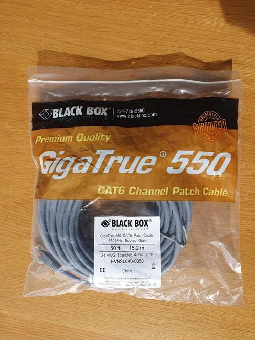 Câble Ethernet Cat 6. 15 Mètres. Neuf (6 câbles disponibles), Computers en Software, Pc- en Netwerkkabels, Nieuw, Ophalen of Verzenden