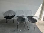 Wire stoel chroom 5 stuks, Huis en Inrichting, Stoelen, Ophalen, Gebruikt, Overige kleuren, Metaal