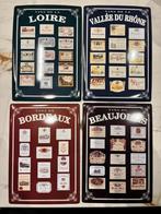 4 geëmailleerde wijnborden, Ophalen, Zo goed als nieuw