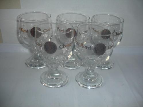 Bierglas van Keizer Karel - Charles Quint, brij. Haacht, Verzamelen, Biermerken, Zo goed als nieuw, Glas of Glazen, Overige merken