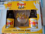 Coffret Duvel 6.66 de 2 bouteilles pleines + verre en éditio, Collections, Marques de bière, Enlèvement ou Envoi, Comme neuf, Bouteille(s)