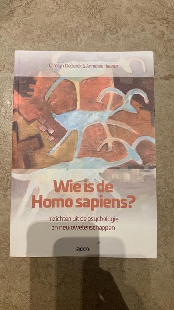 Boek Wie is de Homo sapiens? Gedrag en maatschappij UA beschikbaar voor biedingen