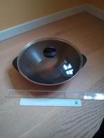 Wokpan - 36 cm met deksel, Huis en Inrichting, Keuken | Potten en Pannen, Ophalen of Verzenden, Gebruikt