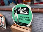 John Bull banden oud reclamebord, Verzamelen, Merken en Reclamevoorwerpen, Ophalen of Verzenden, Gebruikt, Reclamebord