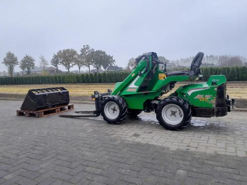 Kniklader + Bak & Lepels, Zakelijke goederen, Machines en Bouw | Kranen en Graafmachines, Wiellader of Shovel, Ophalen of Verzenden