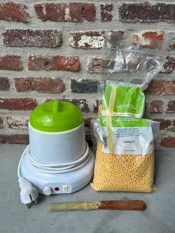 Wax heater + wax voor ontharing, Enlèvement, Utilisé