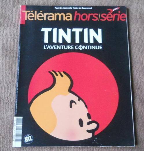 Tintin l'aventure continue ( Télérama hors-série ) - Hergé, Verzamelen, Stripfiguren, Kuifje, Ophalen of Verzenden