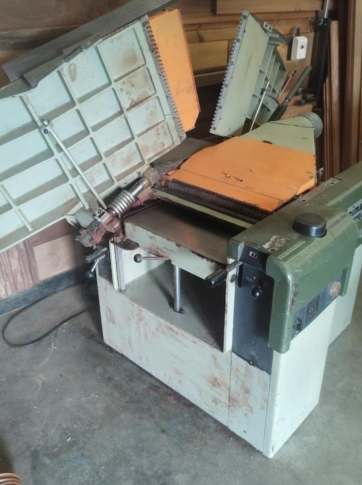scm 2252 vlak van diktebank schaafmachine, Doe-het-zelf en Bouw, Schaafmachines, Gebruikt, Elektrisch, Ophalen of Verzenden