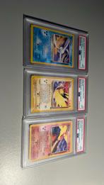 Pokemon Zapdos Articuno Moltres Black star promo PSA 9, Hobby en Vrije tijd, Ophalen of Verzenden, Zo goed als nieuw