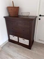 Zware houten kast met bijhorend dressoirkast, Ophalen of Verzenden, Zo goed als nieuw