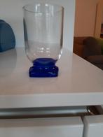 2 bijzondere glazen met vierkante voet - NIEUW, Enlèvement, Neuf