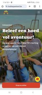 Bobbejaanland 5 tickets, Tickets en Kaartjes, Recreatie | Pretparken en Attractieparken, Drie personen of meer, Ticket of Toegangskaart